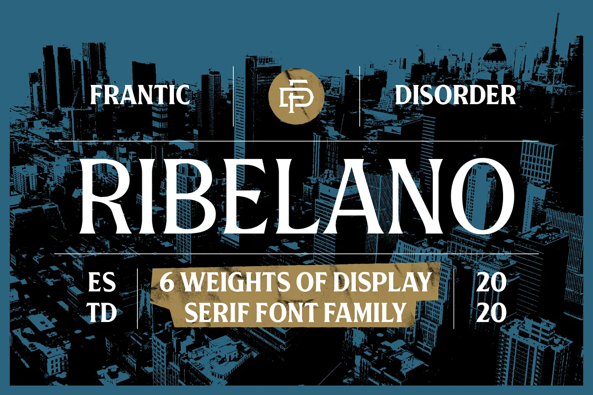 Ribelano Typeface Font