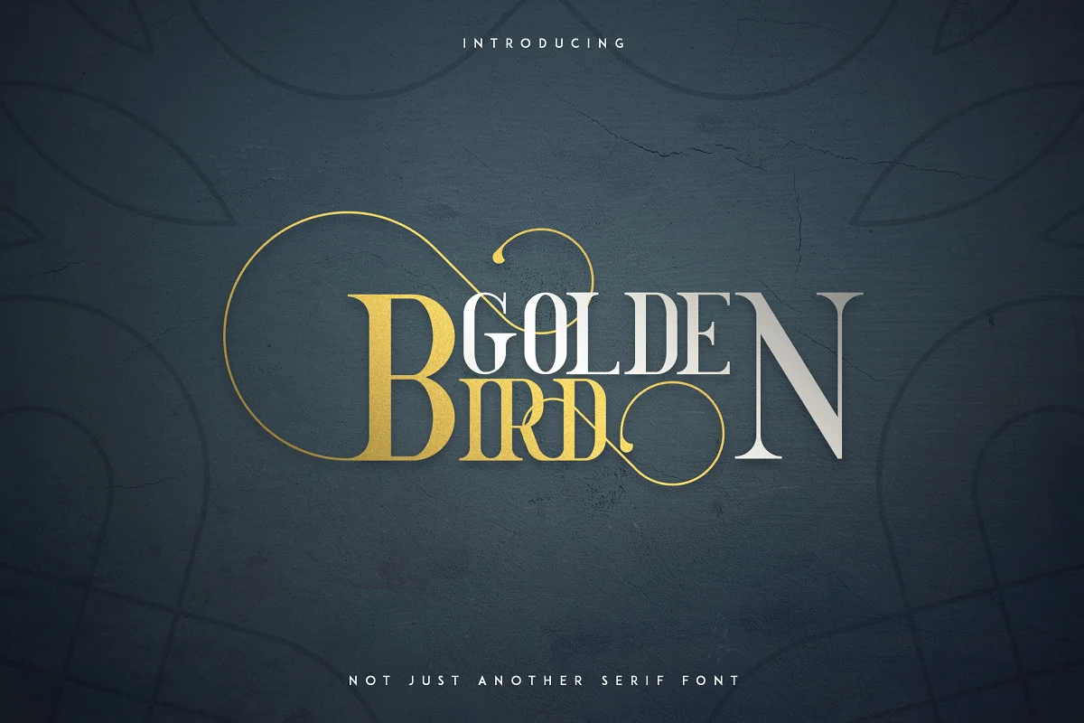 Golden Bird Serif Font