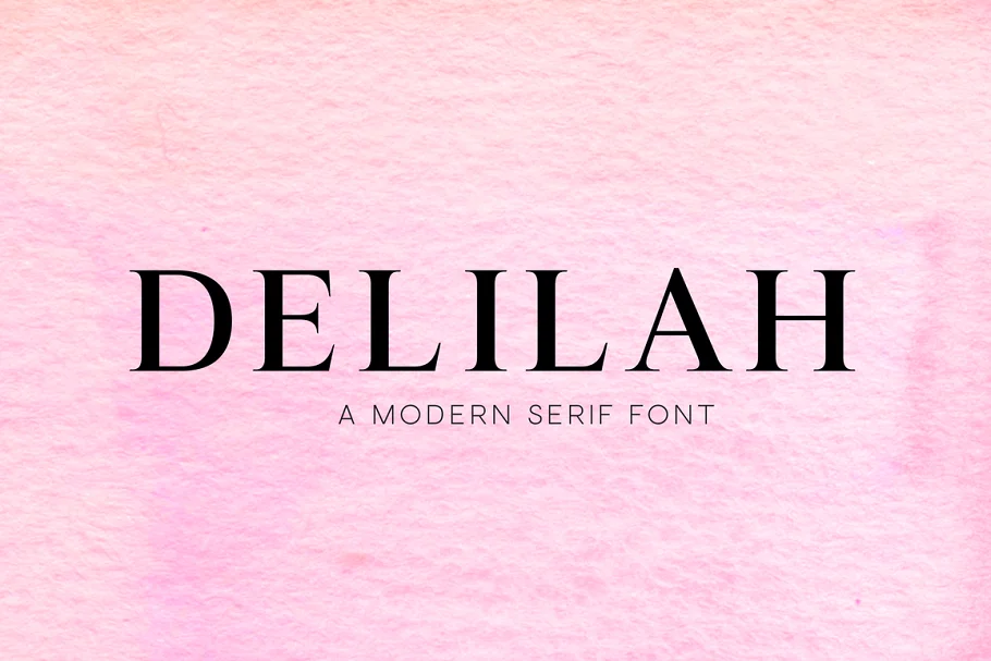 Delilah Modern Serif Font