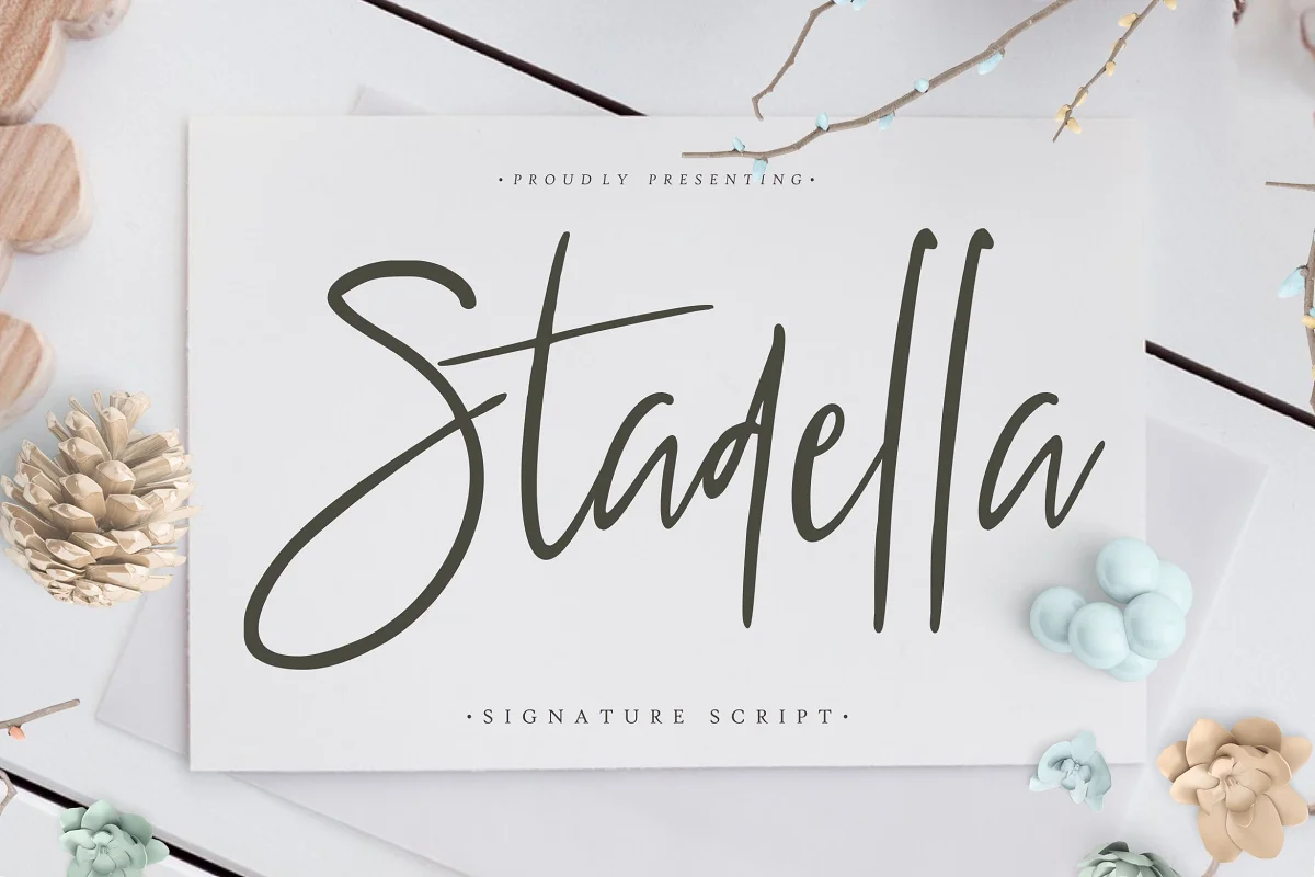 Stadella Signature Font