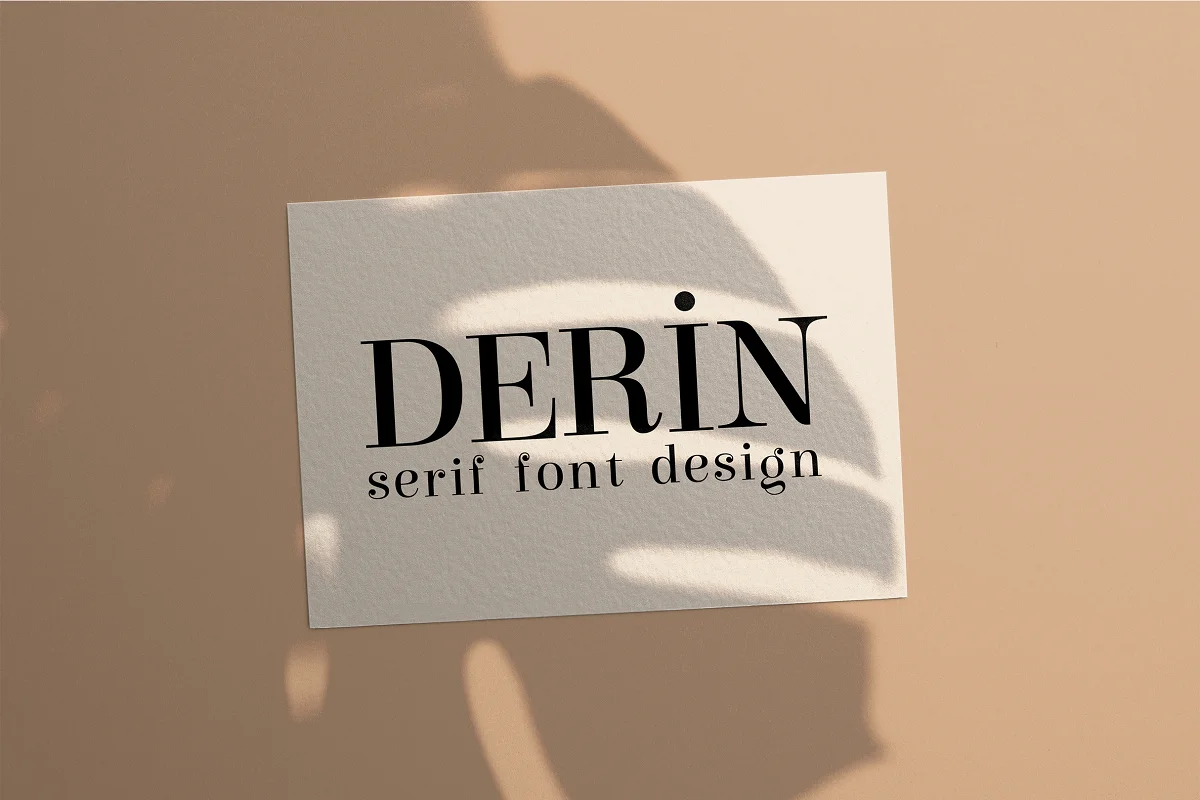 Derin Modern and Vintage Font