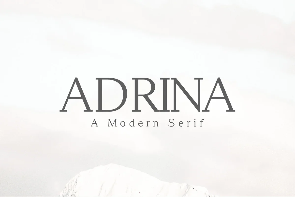 Adrina Modern Serif Font