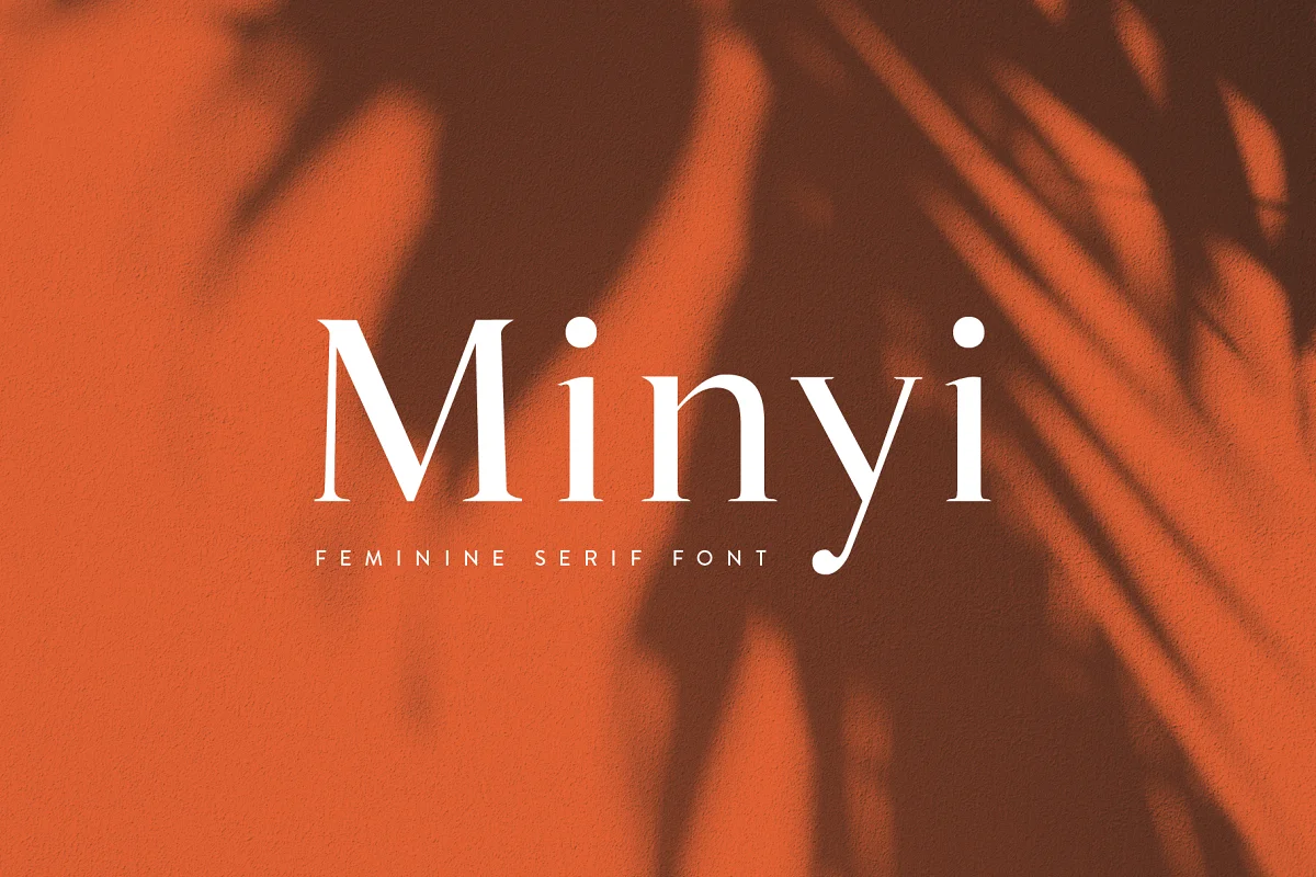 Minyi A Feminine Serif Typeface Font