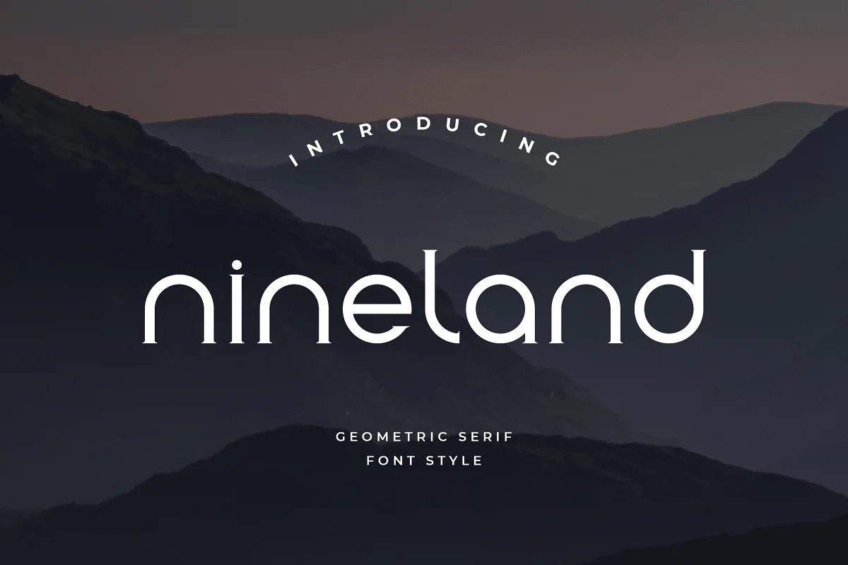 Nineland Elegant Serif Font