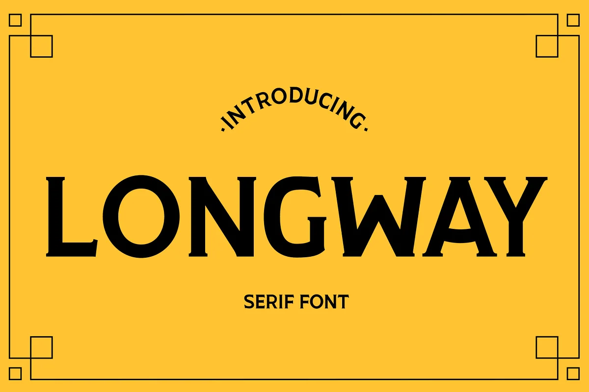 Longway Serif Font