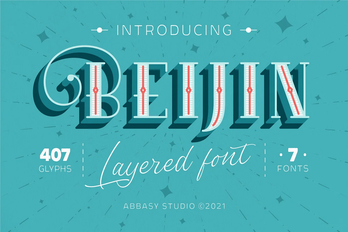 Beijin Layered Font