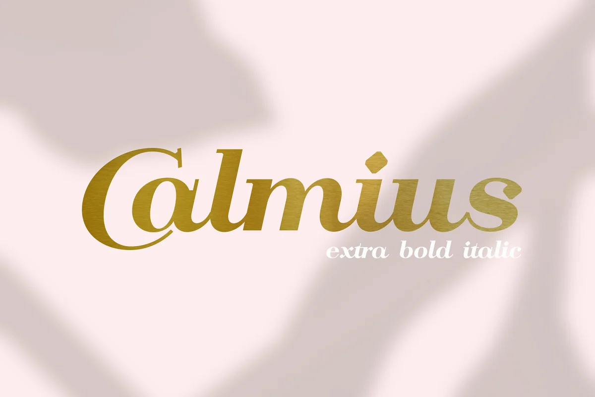 Calmius EB Italic Font