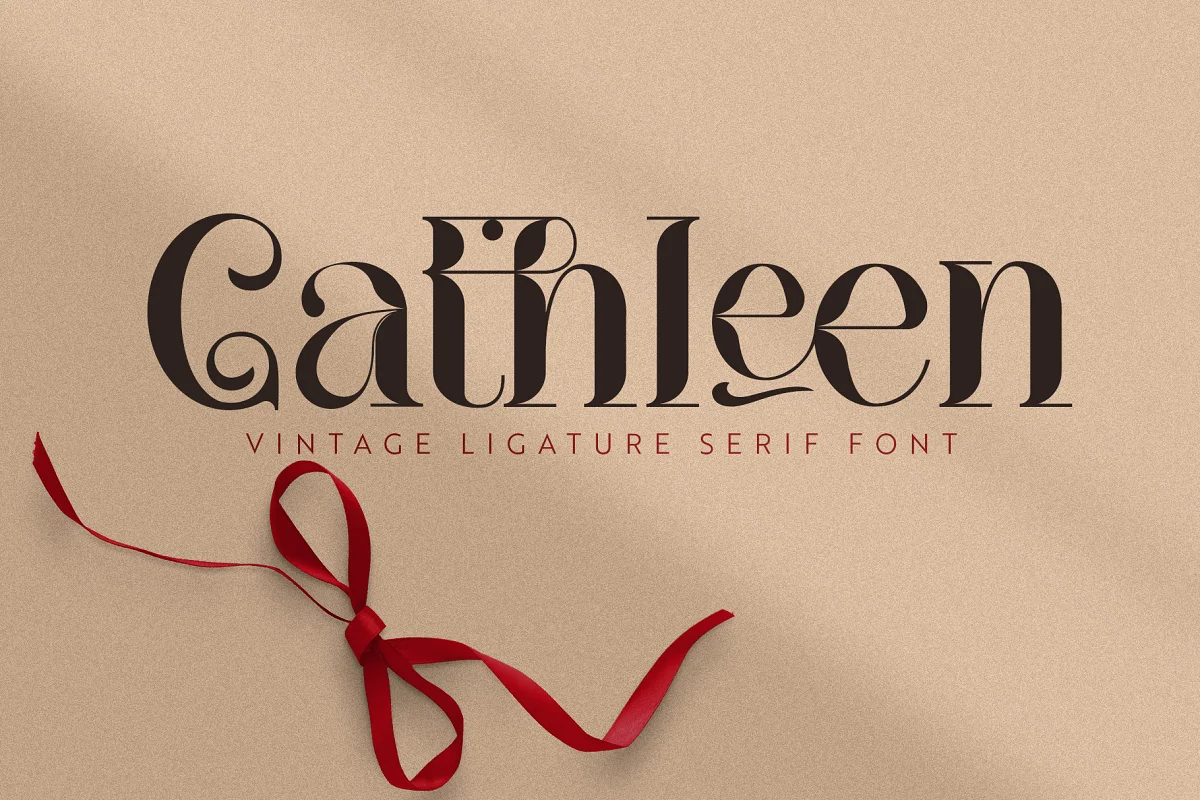 Cathleen Vintage Ligature Serif Font