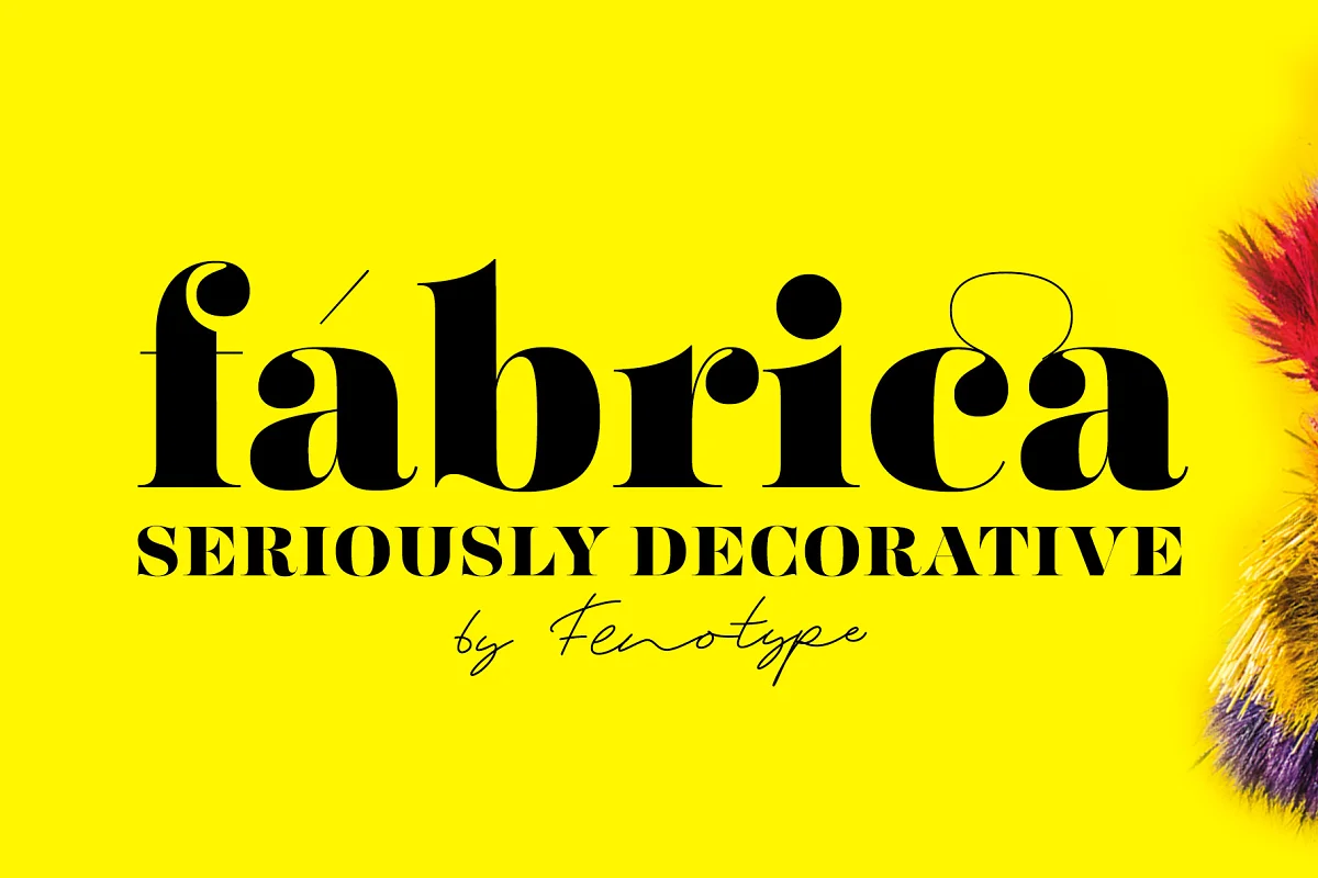 Fabrica Decorative Serif Font