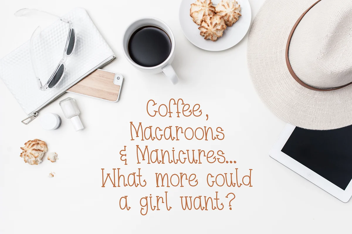 coffee macaroons manicures - Post