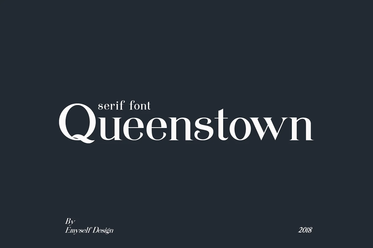 Queenstown Serif Font