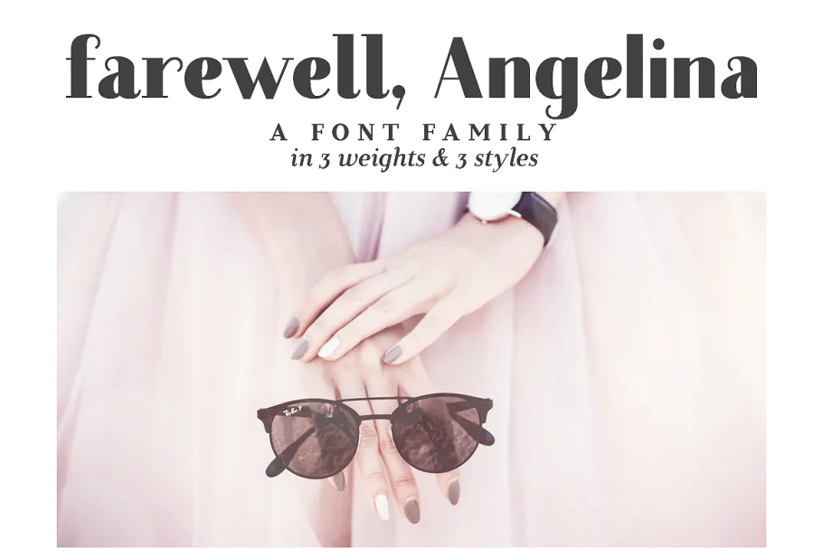 Farewell Angelina Font