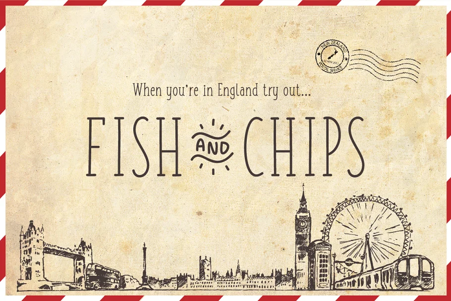 Fish and Chips Regular Font