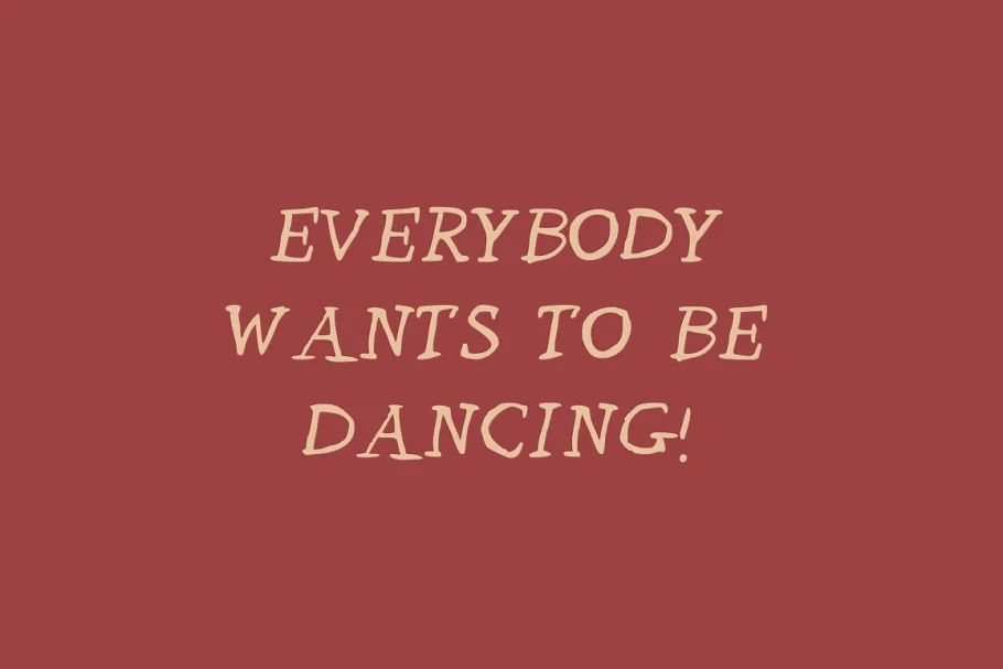 Lets Go Dancing Font