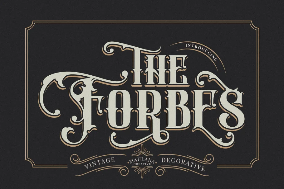 forbes modern vintage font 1 - Post