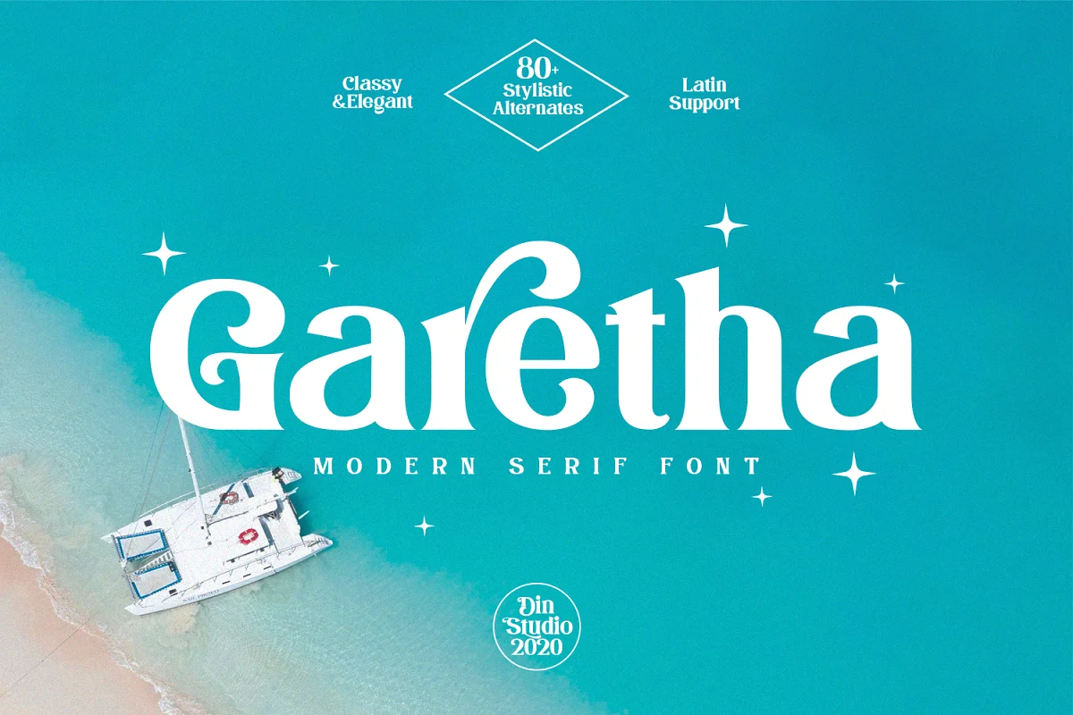 Garetha Modern Serif Font