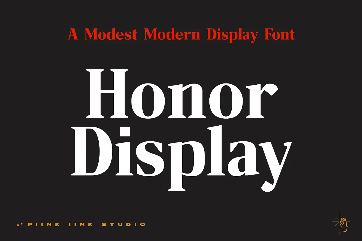 Honor Display Font