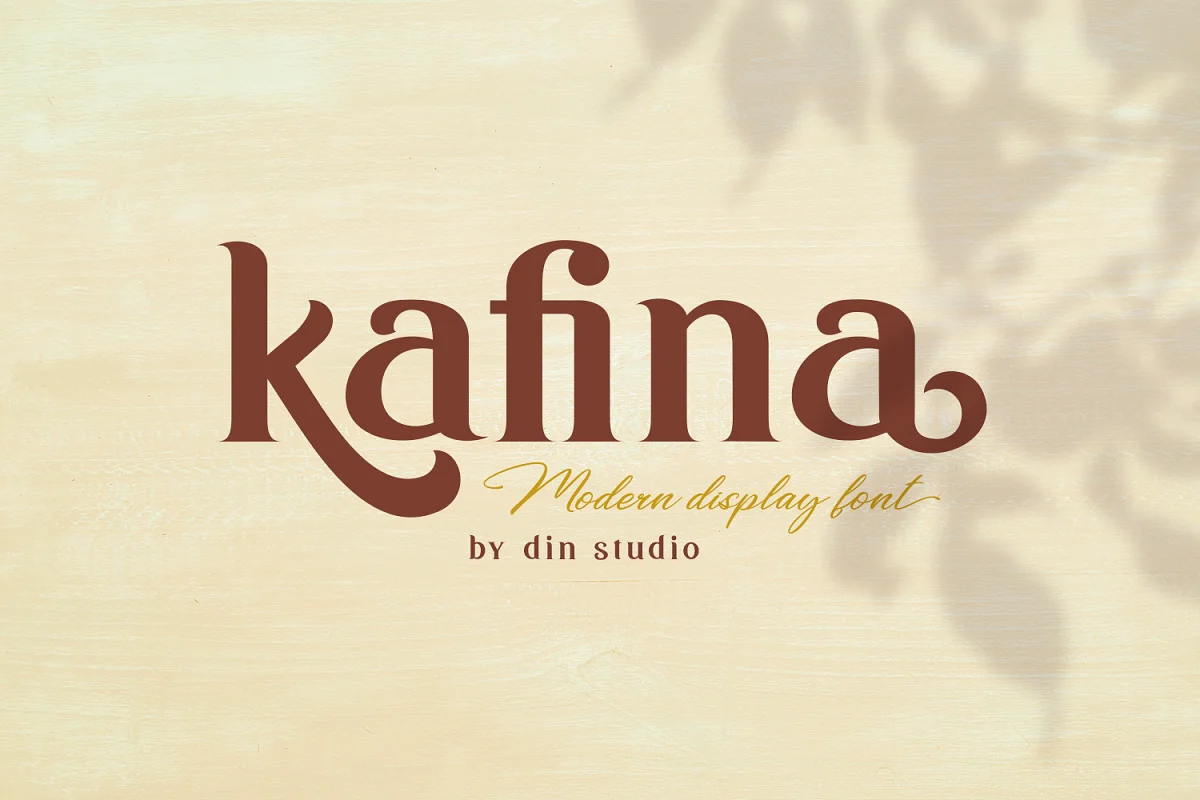 Kafina Modern Serif Font