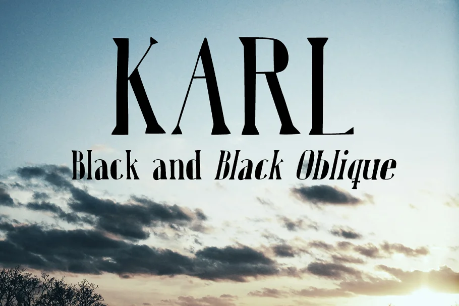 Karl Black Font