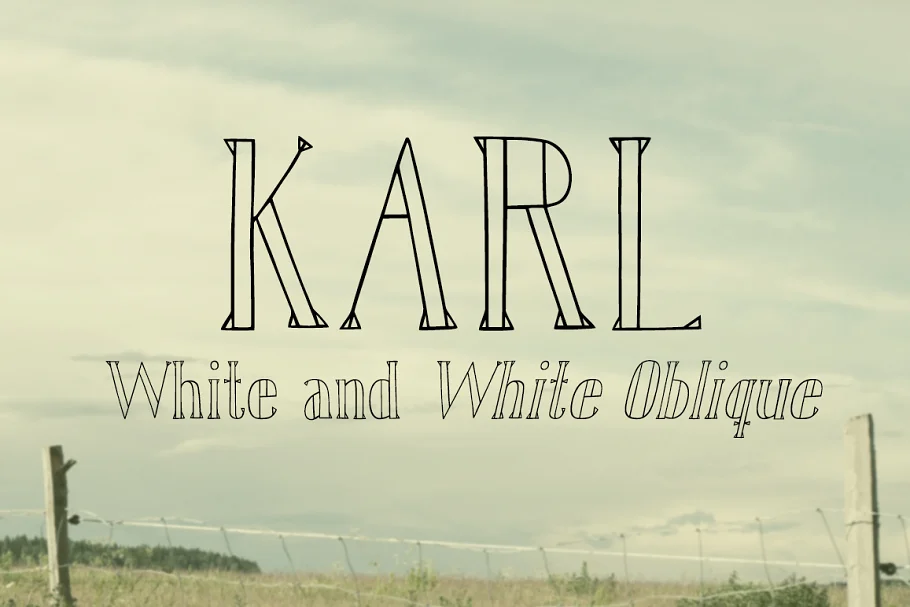 Karl White Font