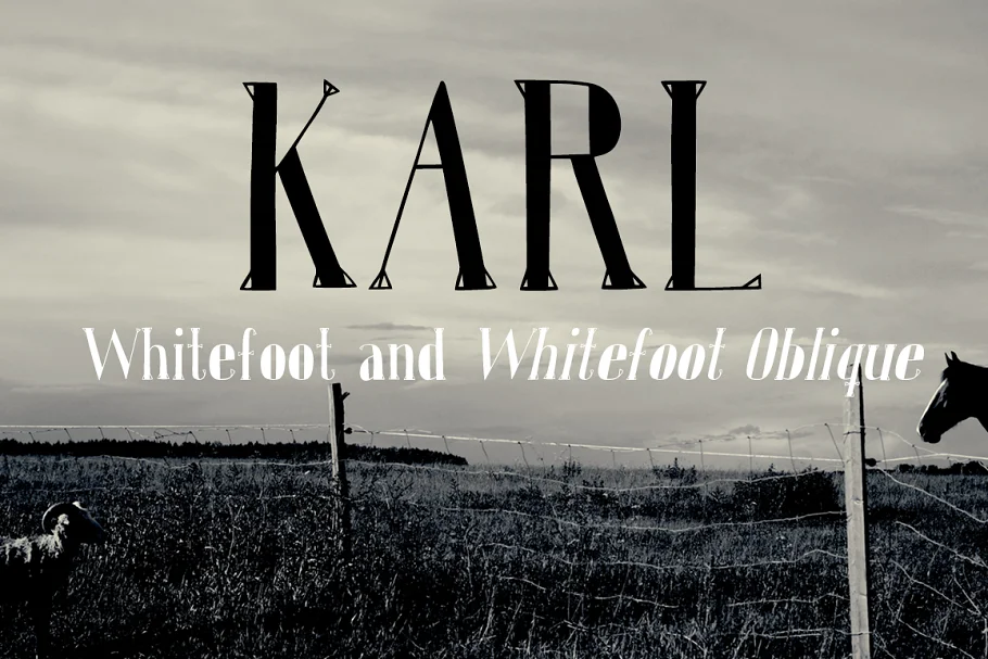 Karl Whitefoot Font