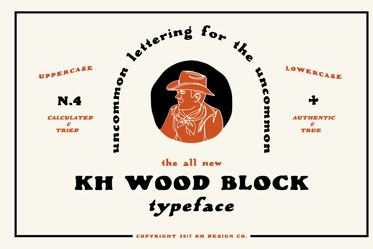 KH Wood Block Font