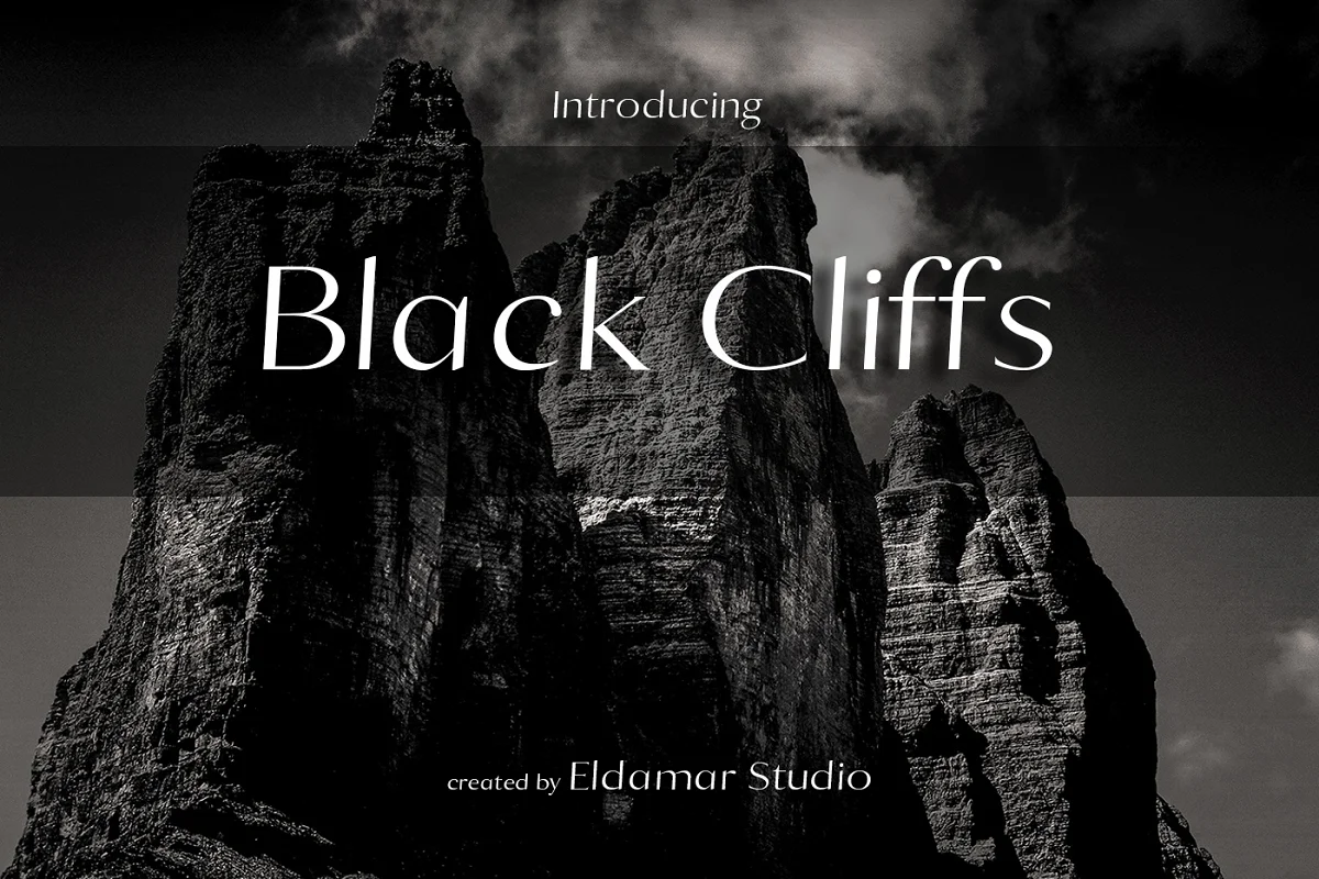 Black Cliffs Font