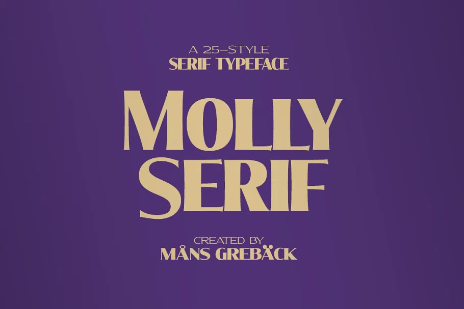 Molly Serif Font