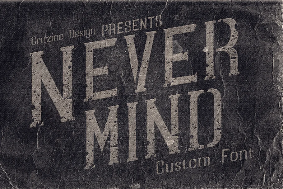 Nevermind Font