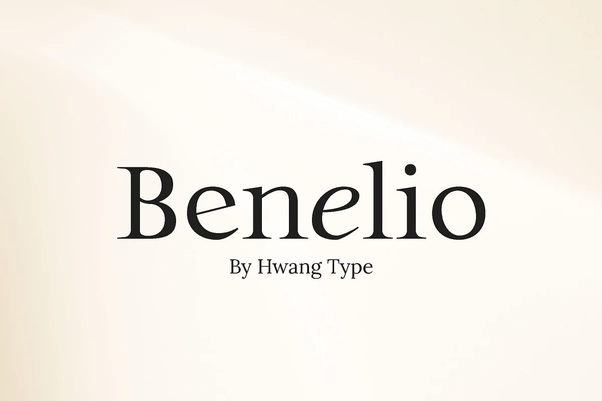 Benelio Sharp Serif Font