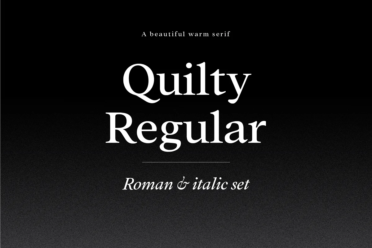 Quilty Regular Font