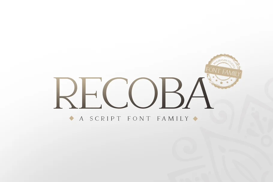 Recoba Font