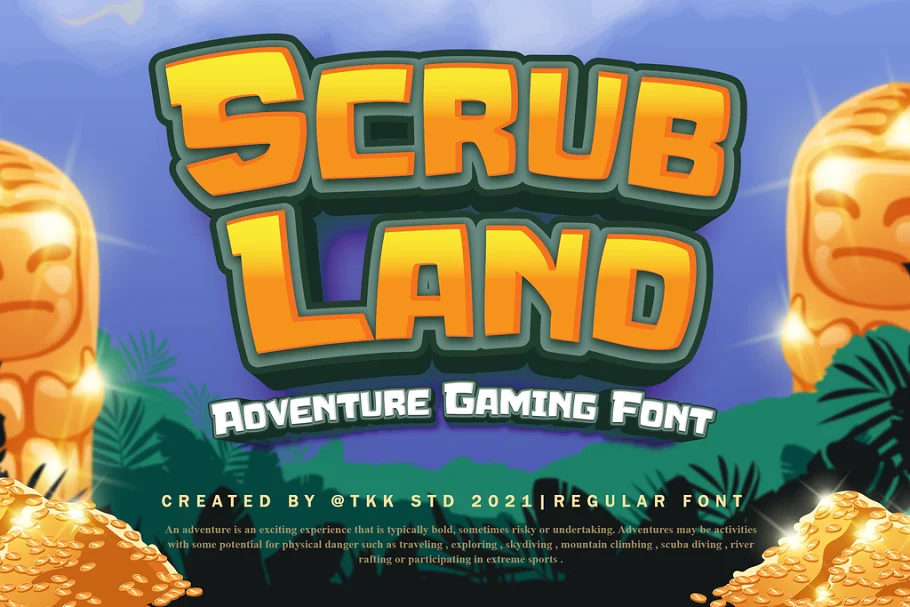 Scrubland Gaming Font