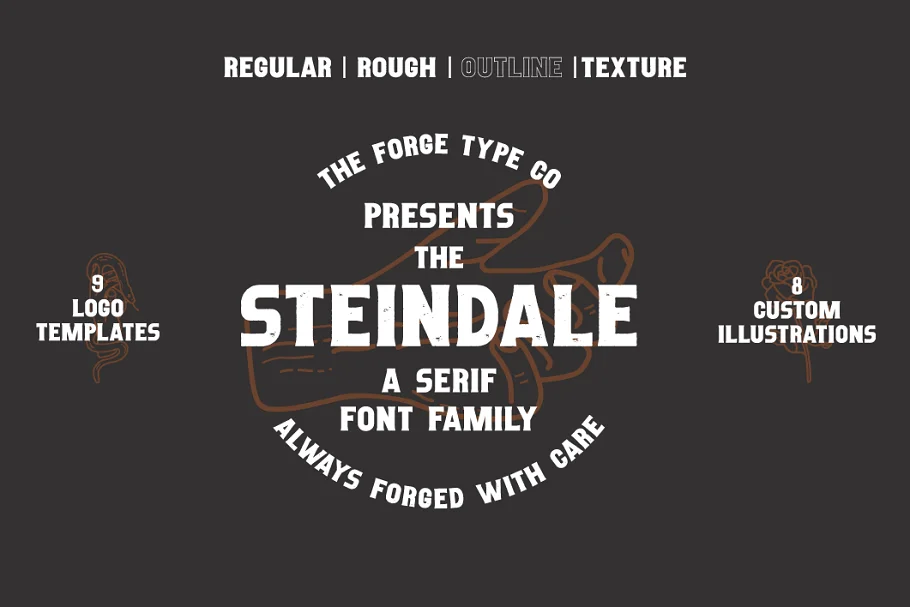 Steindale Vintage Serif Font