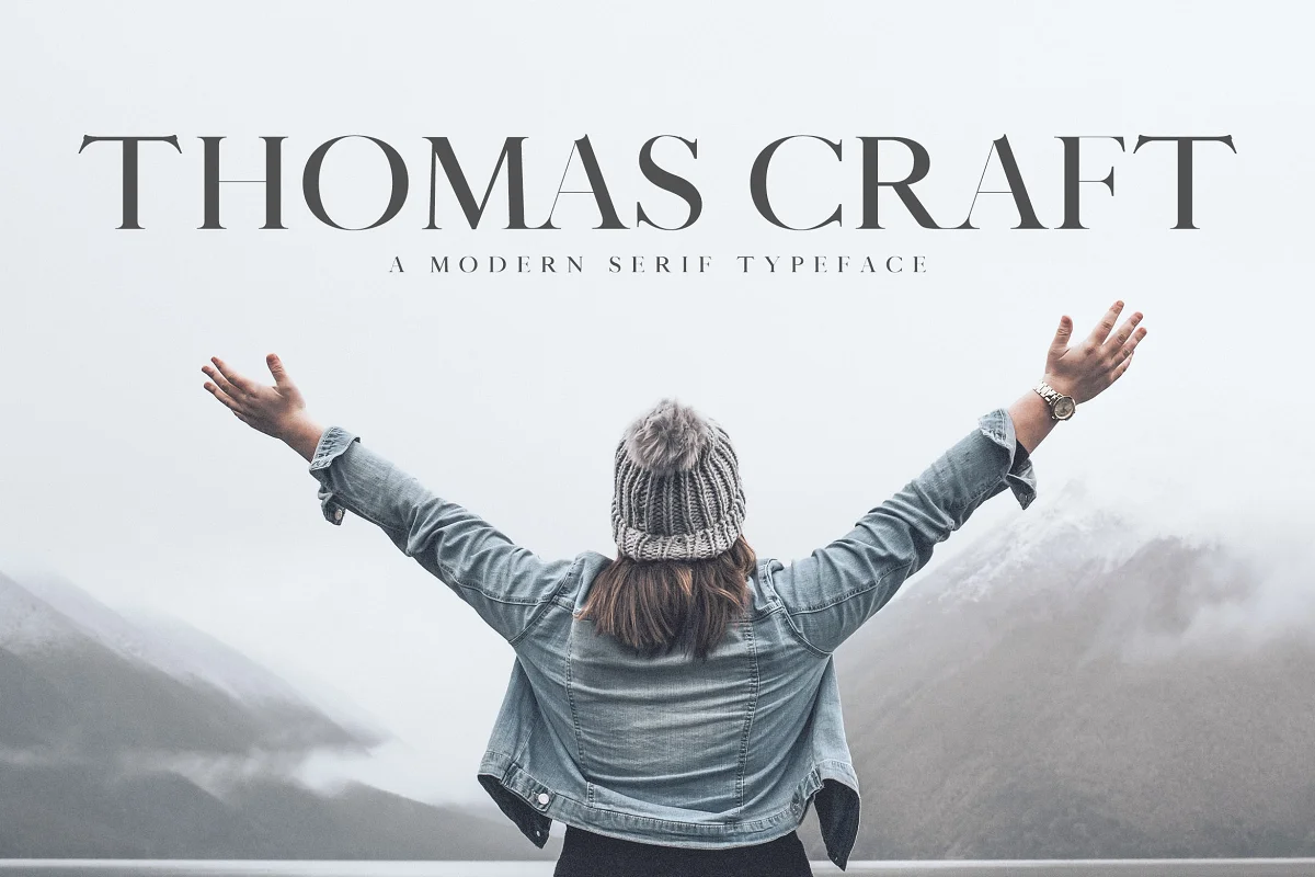 Thomas Craft A Modern Serif Typeface Font