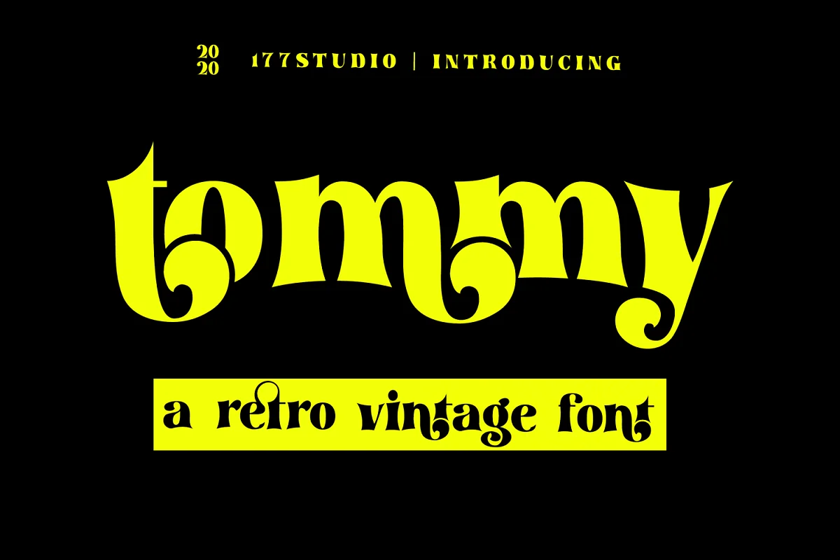 Tommy Retro Serif Font