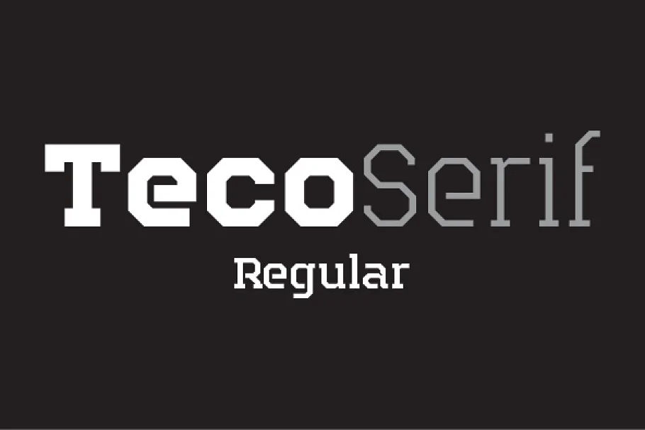 Teco Serif Regular Font