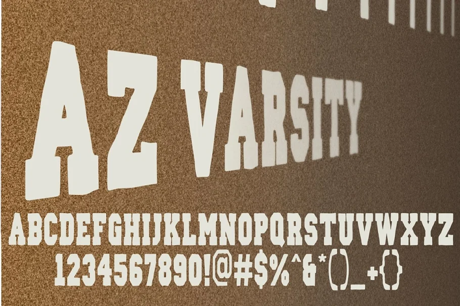 AZ Varsity Font