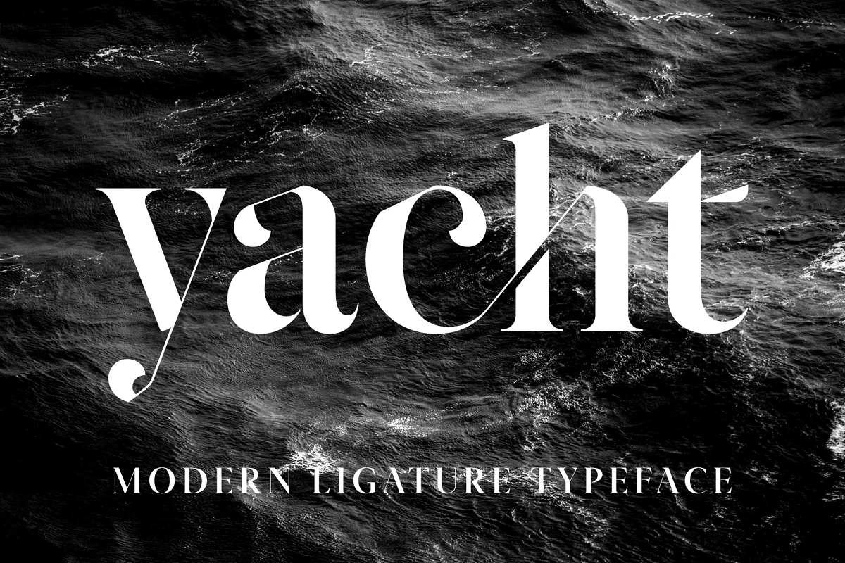 Yacht Modern Ligature Font