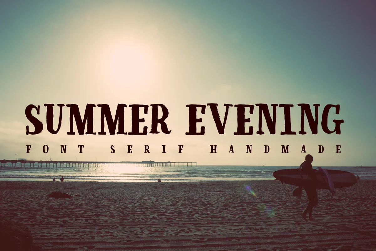 Summer Evening Font