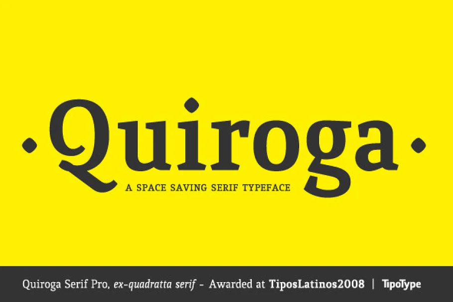 Quiroga Serif Pro Font