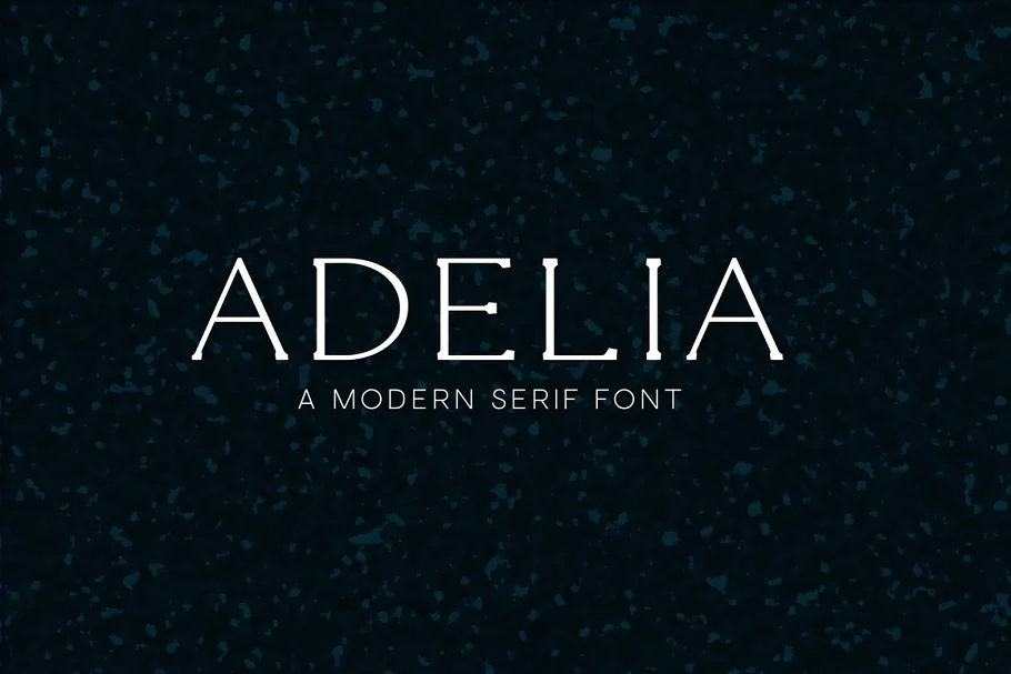 Adelia A Modern Serif Font