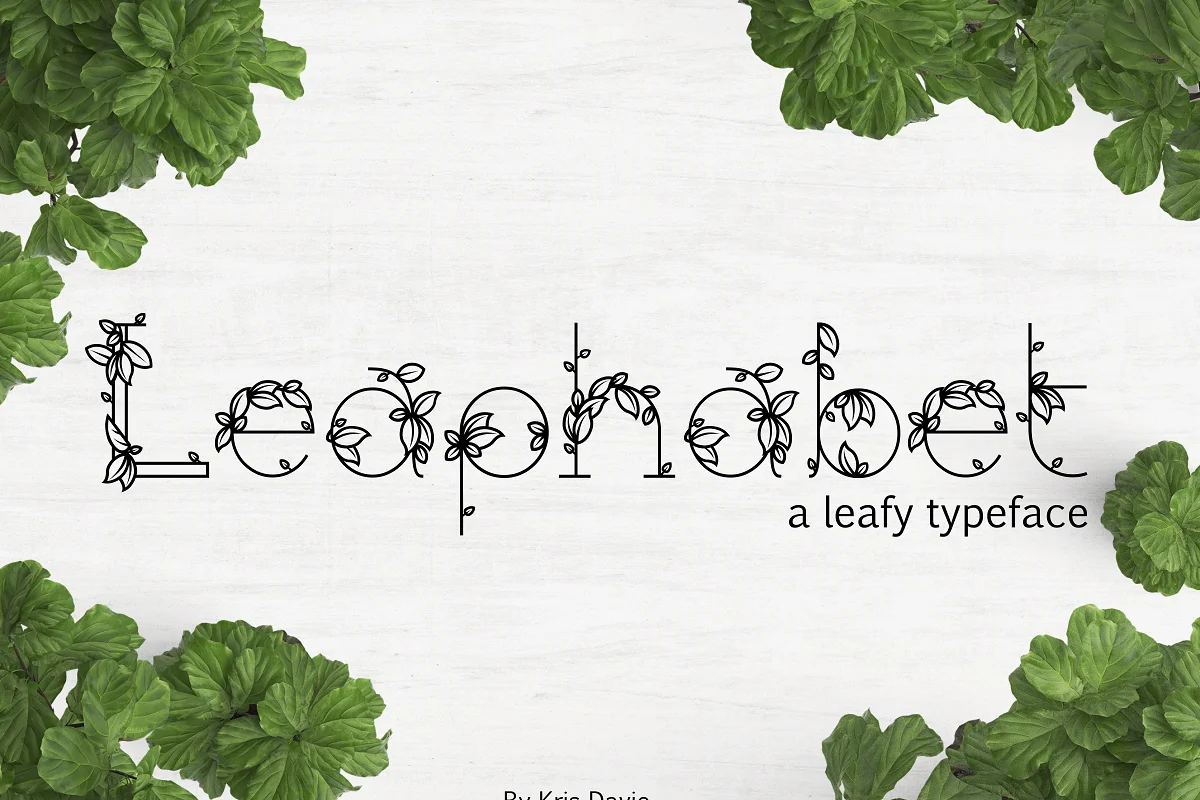 Leaphabet Font