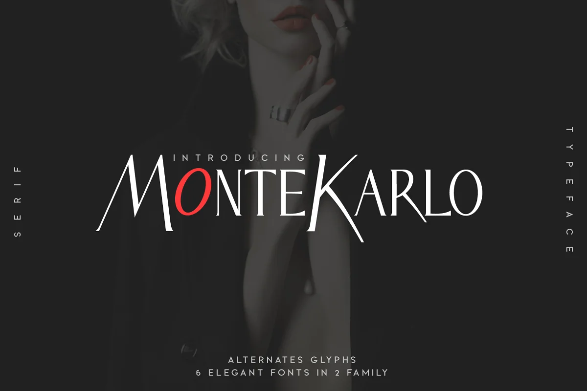 MonteKarlo Serif Font