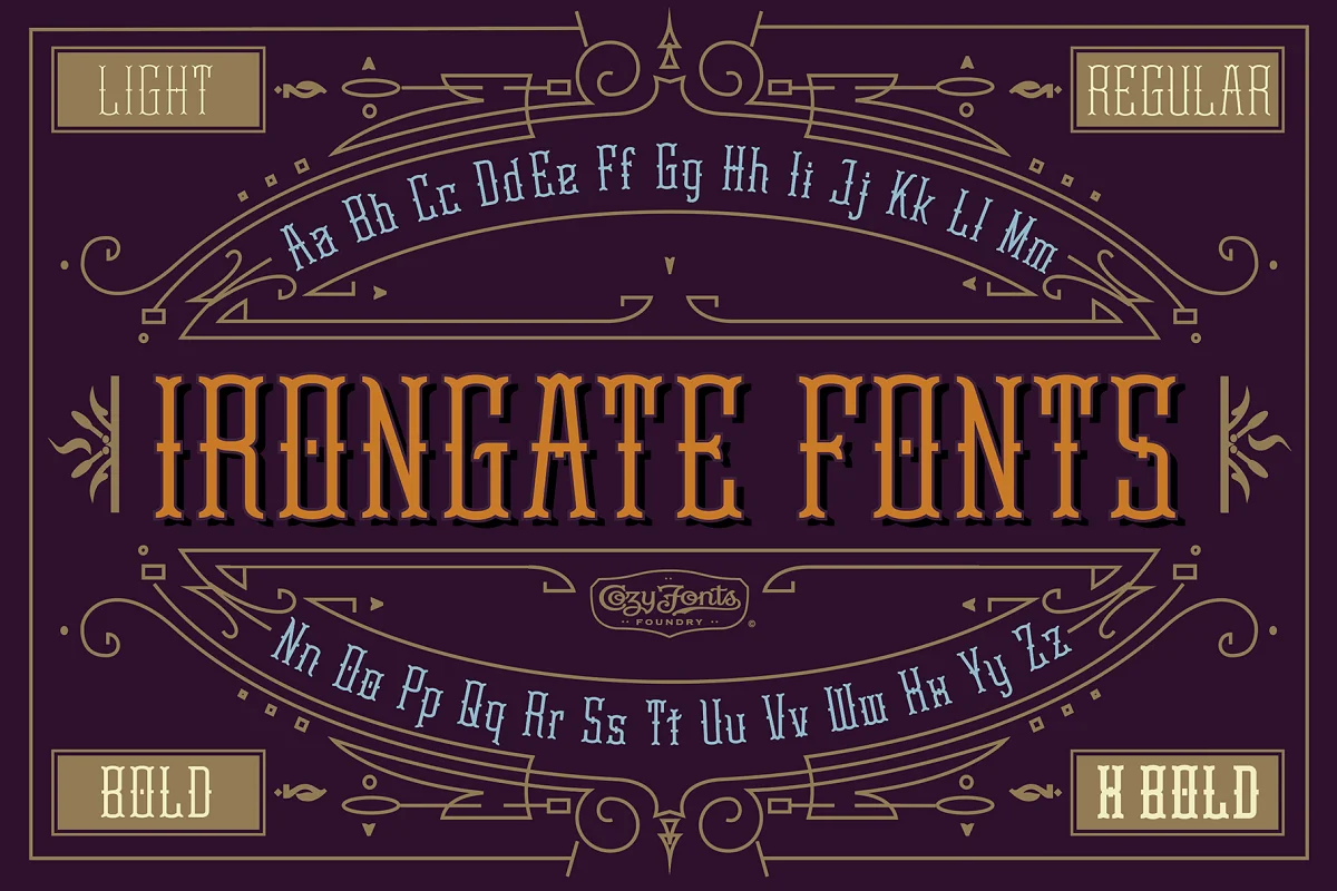 Irongate Bold Font