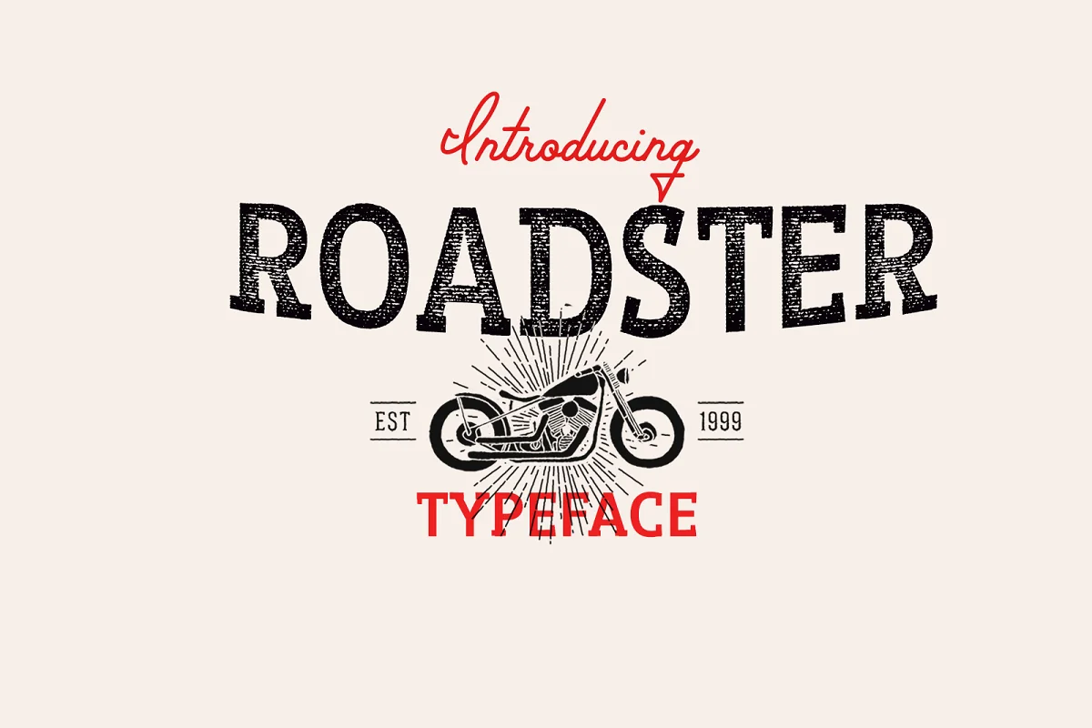 Roadster Typeface Font