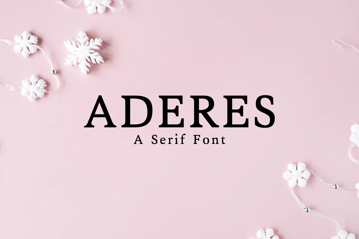 Aderes Serif 2 Font