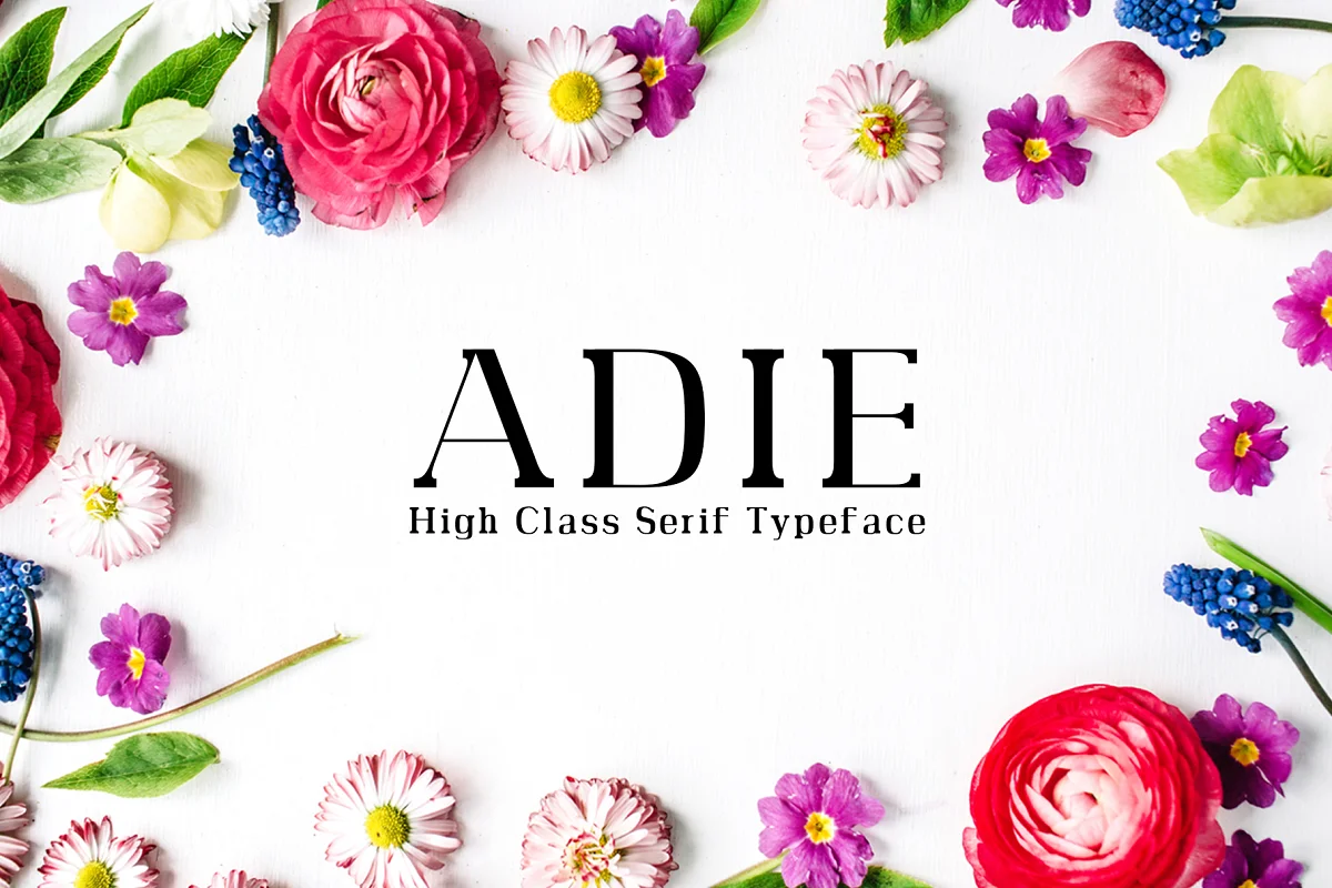 Adie High Class Serif 4 Font