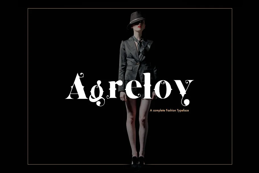 Agreloy Typeface Font