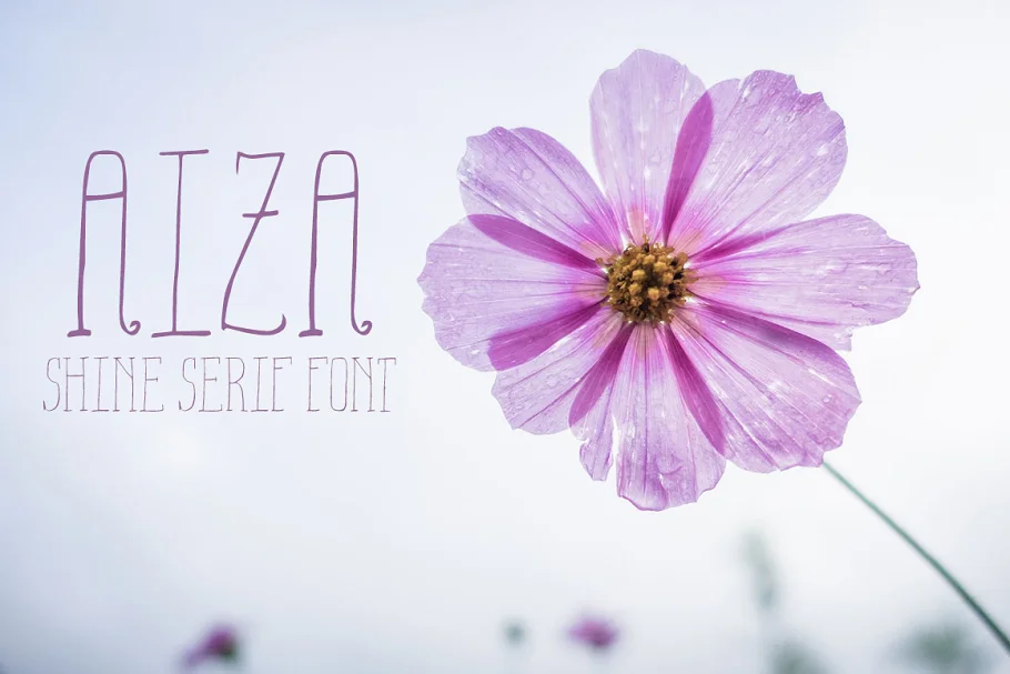 Aiza Shine Serif Regular Font